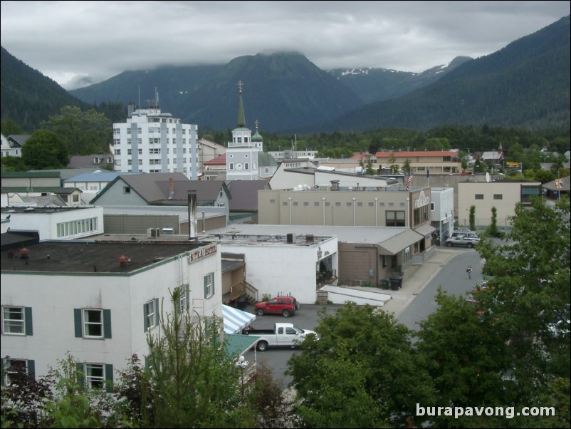 View from Baranof Castle Hill, Sitka.