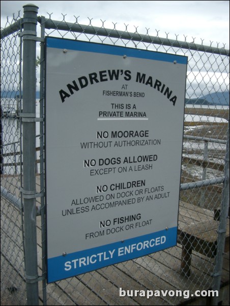 Andrew's Marina at Fisherman's Bend. Juneau.