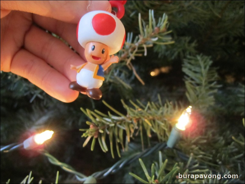 Toad Christmas ornament.