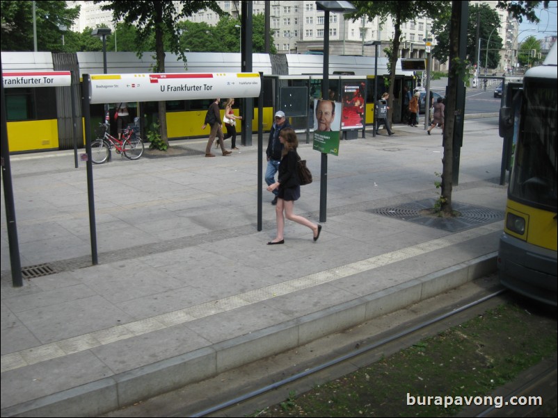 Train station.