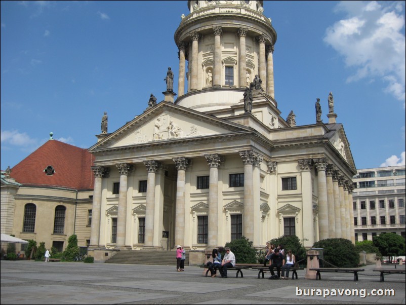 Gendarmenmarkt. Square that houses Konzerthaus (concert hall) and the French and German Cathedrals.