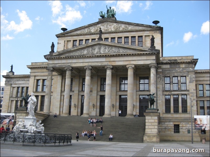 Gendarmenmarkt. Square that houses Konzerthaus (concert hall) and the French and German Cathedrals.