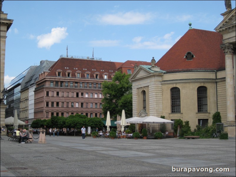 Gendarmenmarkt. Square that houses Konzerthaus (concert hall) and the French and German Cathedrals.