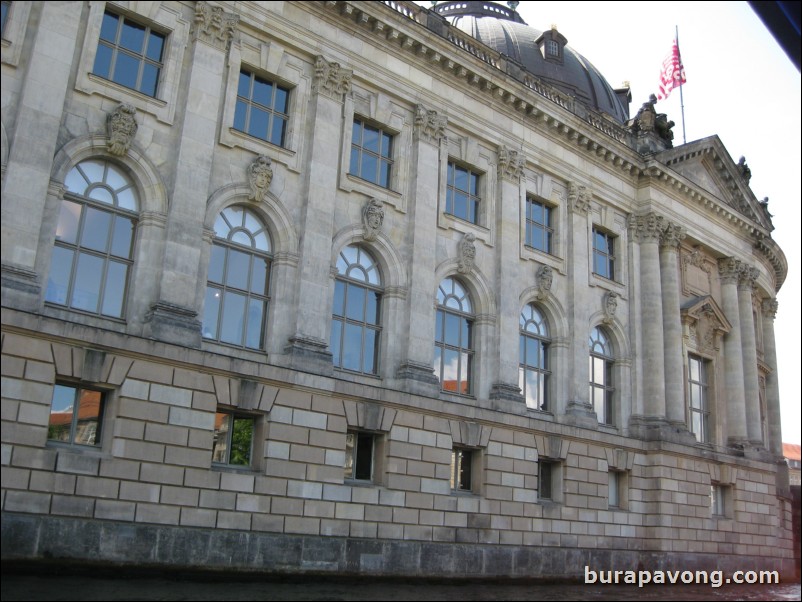 Cruising down the Spree River. Berlin Cathedral?