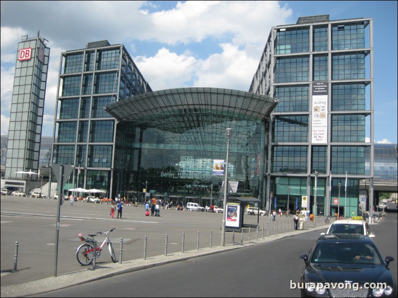 Back at Berlin Central Station.