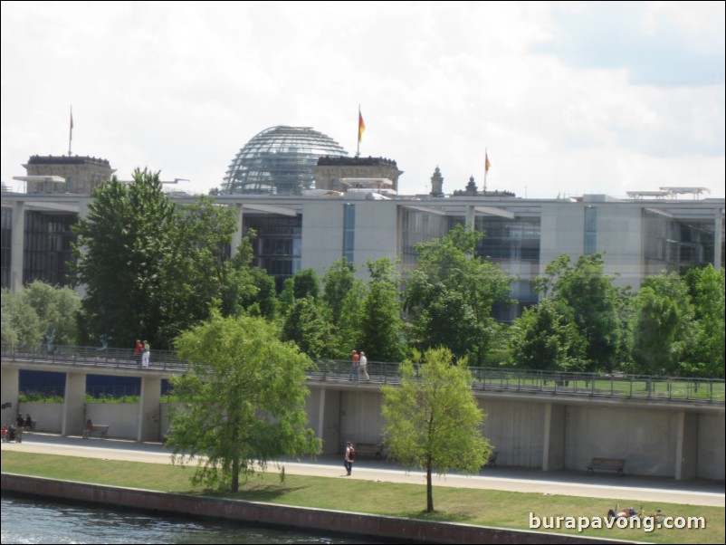 Back of Reichstag building (German parliament).