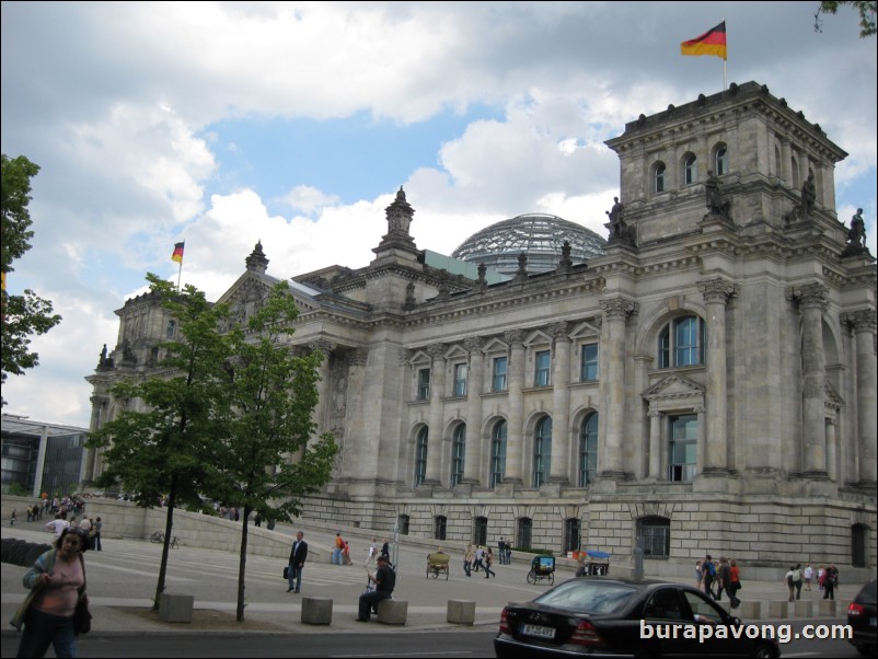 The Reichstag building, the first parliament of the German Empire.