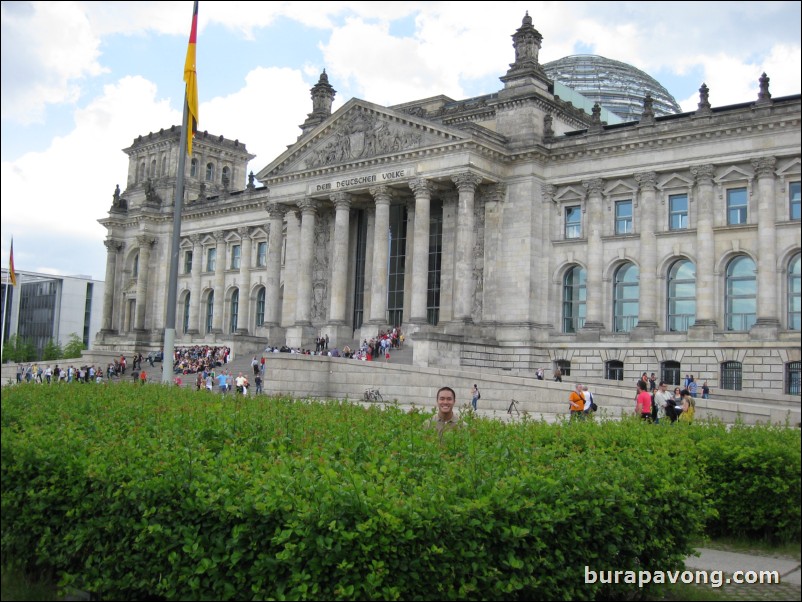 The Reichstag building, the first parliament of the German Empire.