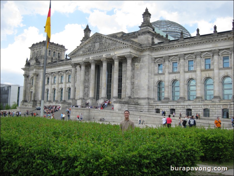 The Reichstag building, the first parliament of the German Empire.