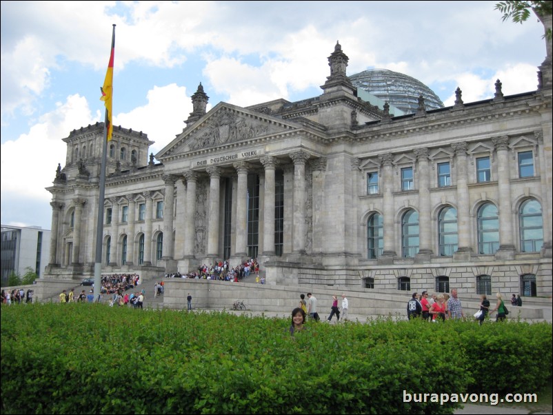 The Reichstag building, the first parliament of the German Empire.