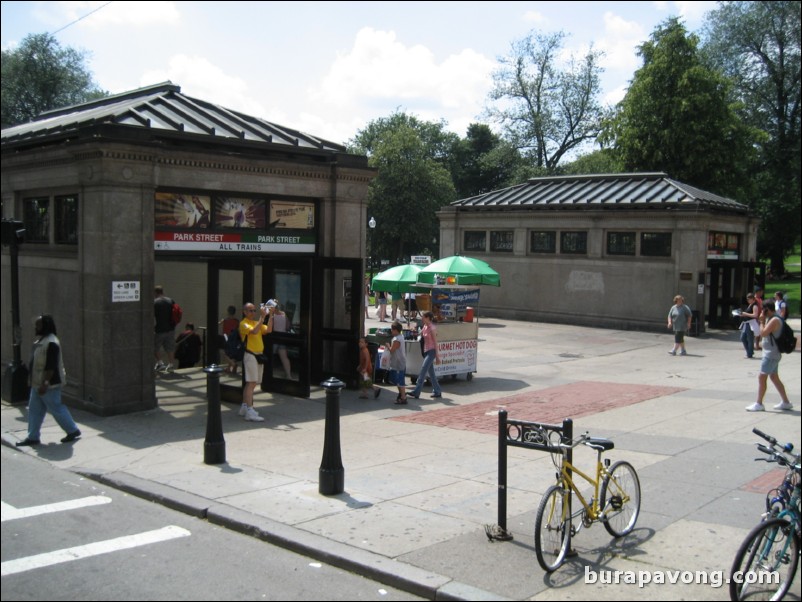 Park Street Station. Boston Duck Tour.