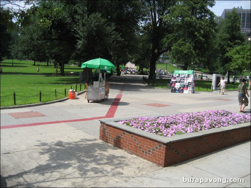 Boston Common. Boston Duck Tour.