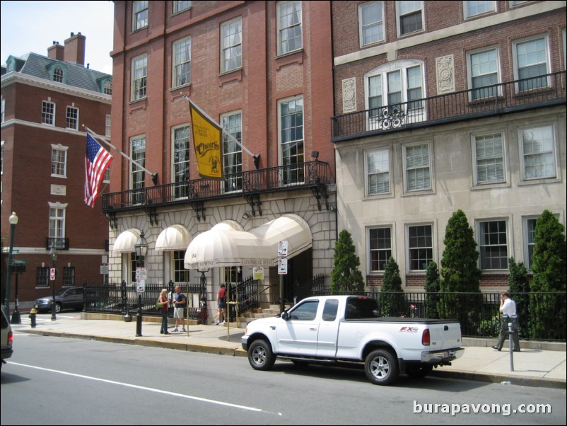 Bull and Finch Pub, exterior of this bar was used for TV show 