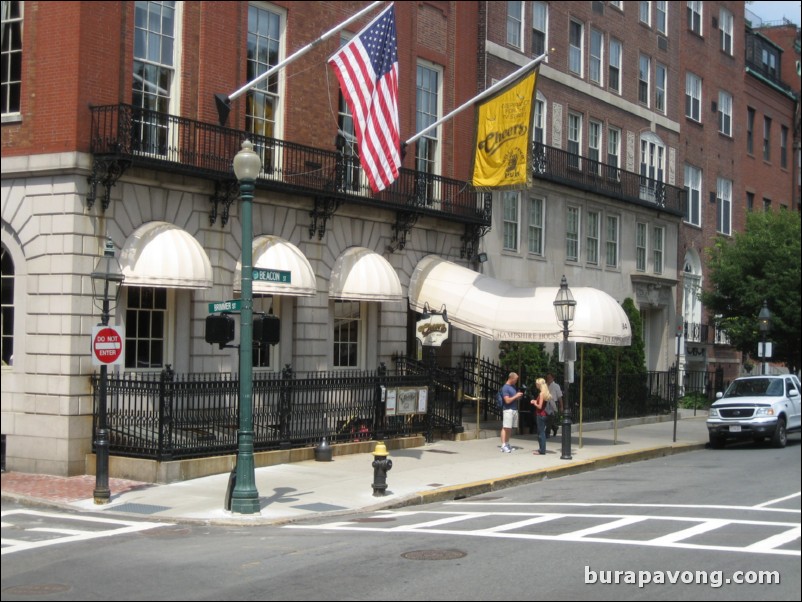 Bull and Finch Pub, exterior of this bar was used for TV show 