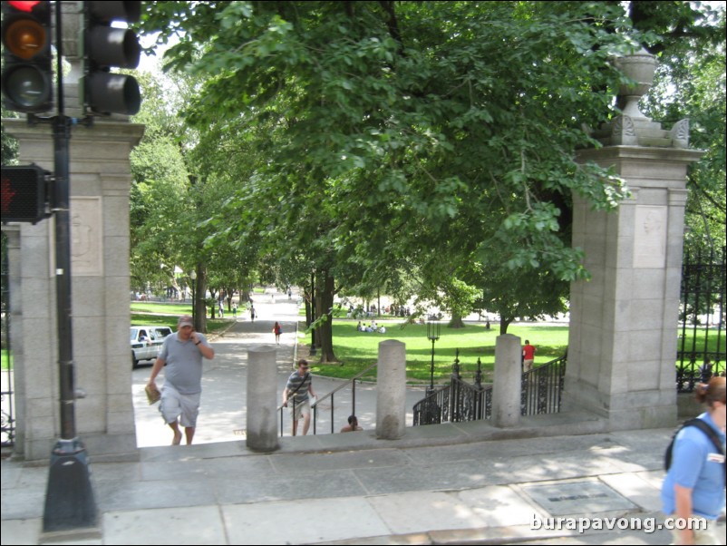 Boston Common. Boston Duck Tour.