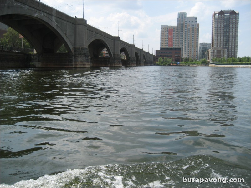 On the Charles River. Boston Duck Tour.