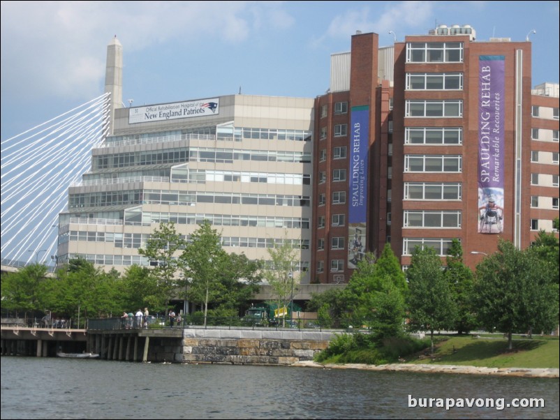 On the Charles River. Boston Duck Tour.