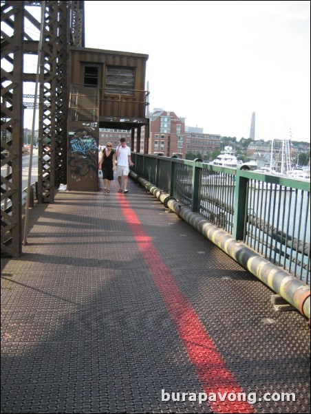 Charlestown Bridge. Freedom Trail.