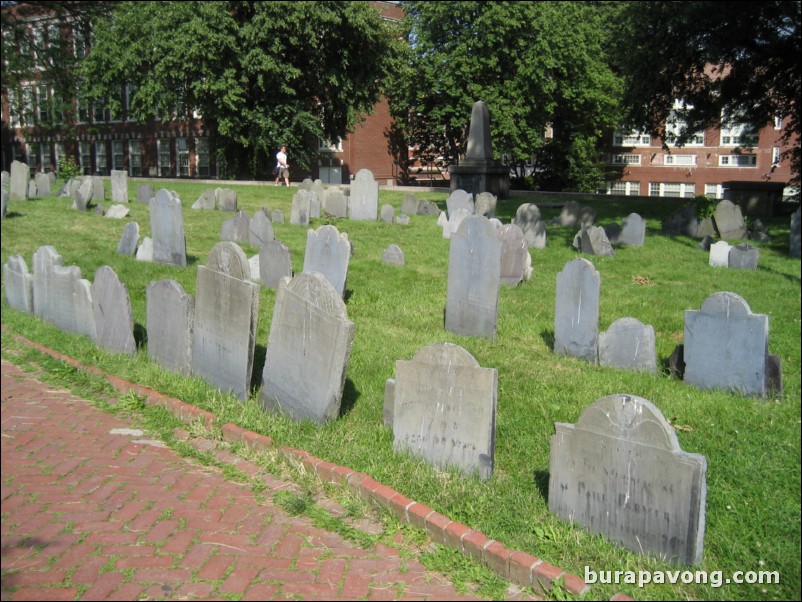 Copp's Hill Burying Ground. North End. Freedom Trail.