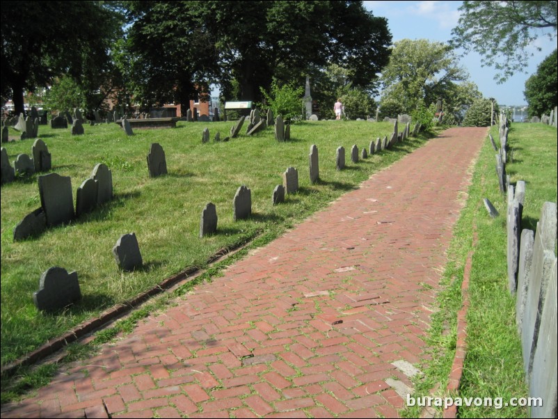 Copp's Hill Burying Ground. North End. Freedom Trail.