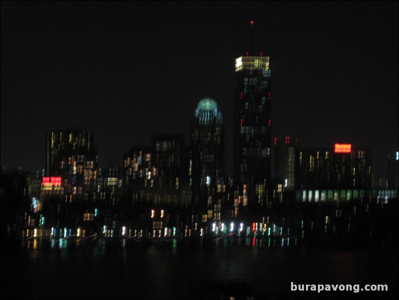 Looking south over Charles River and Boston from Cambridge.