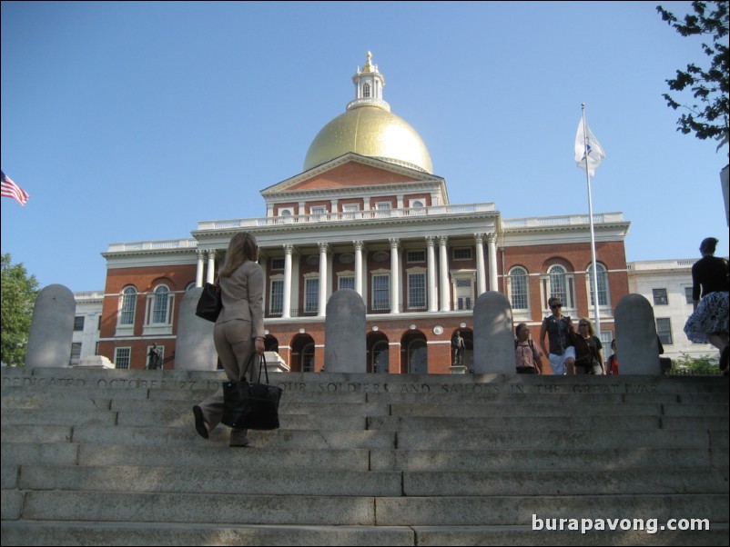 Massachusetts State House. Freedom Trail.