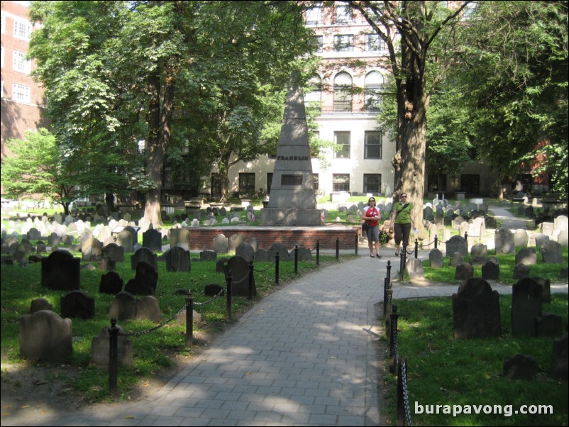 Granary Burial Ground. Freedom Trail.