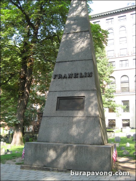 Granary Burial Ground. Freedom Trail.