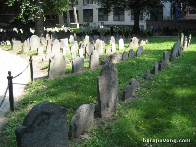 Granary Burial Ground. Freedom Trail.