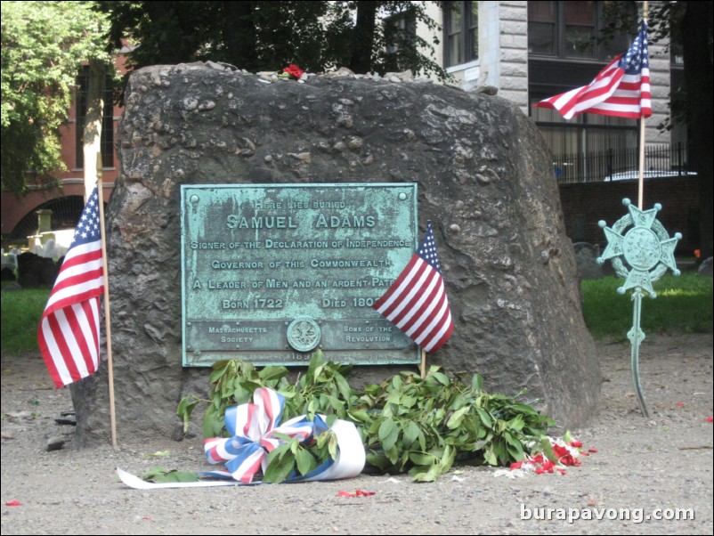 Granary Burial Ground. Freedom Trail.