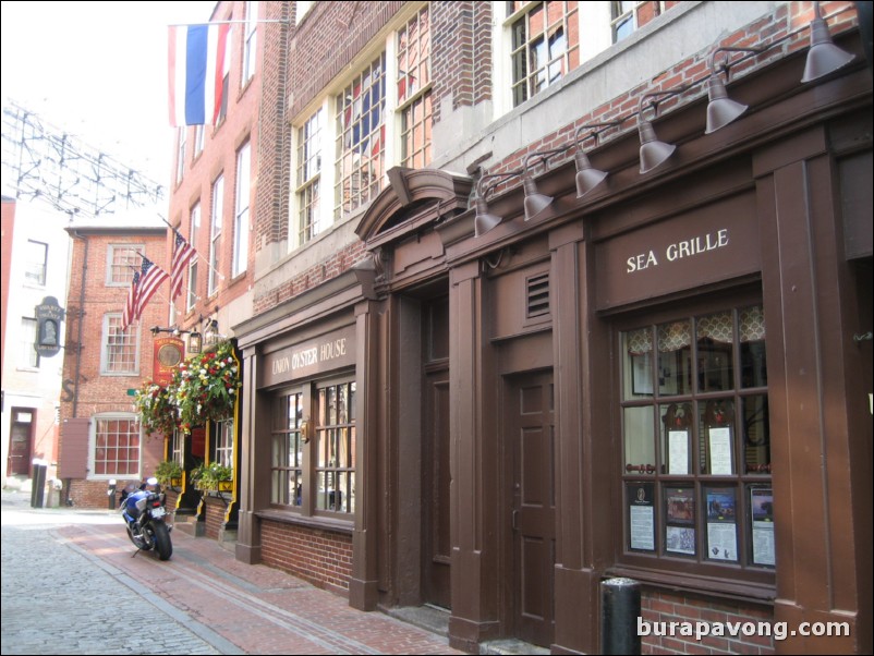 Government Center, Faneuil Hall, Quincy Market area.