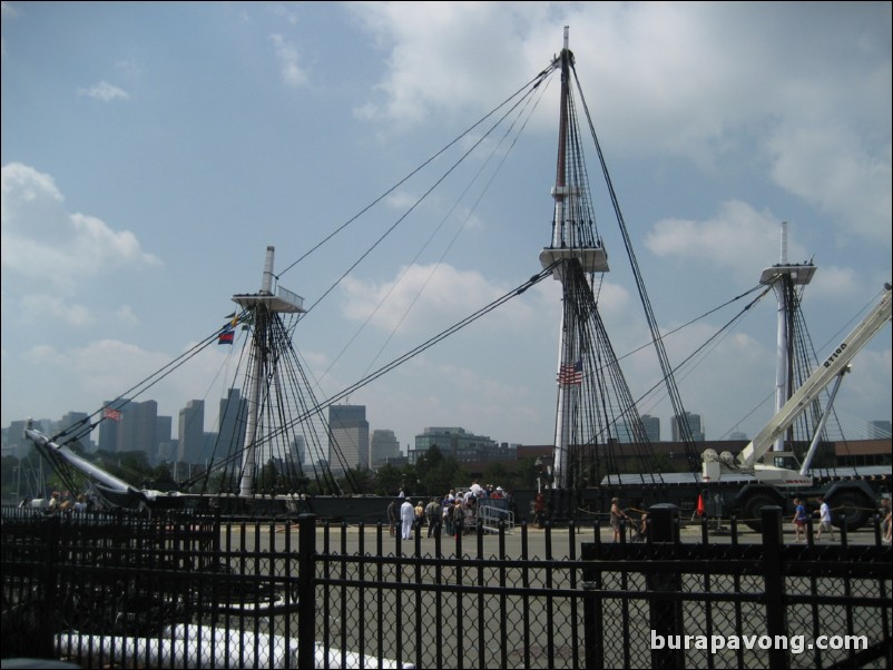 Charlestown Navy Yard, home of USS Constitution.