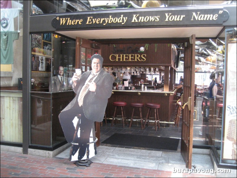 Cheers bar. Quincy Market.