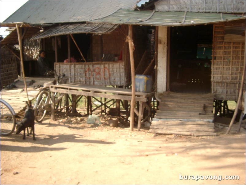 On the way to the floating village.