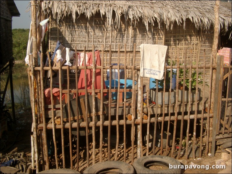 On the way to the floating village.