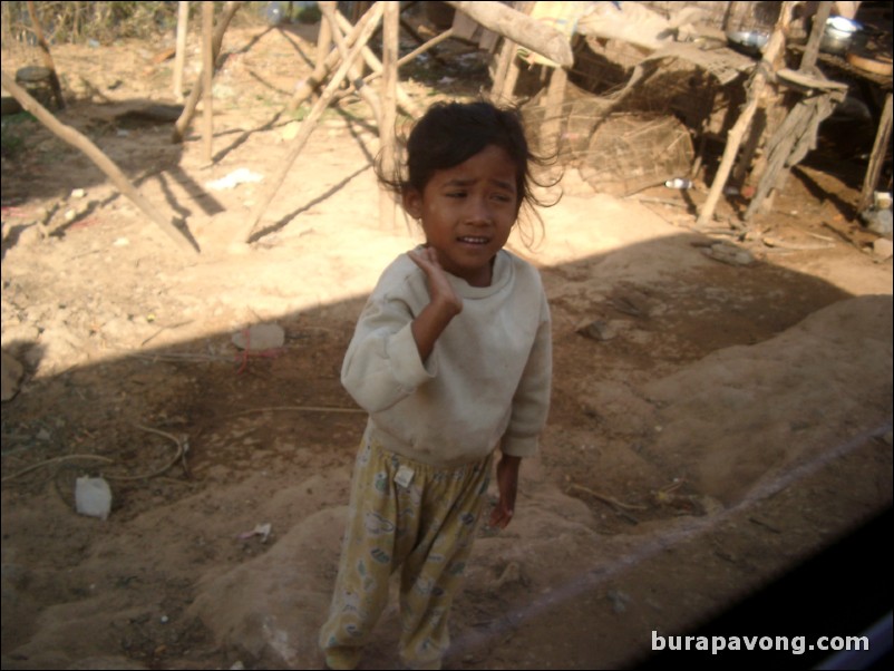 On the way to the floating village.