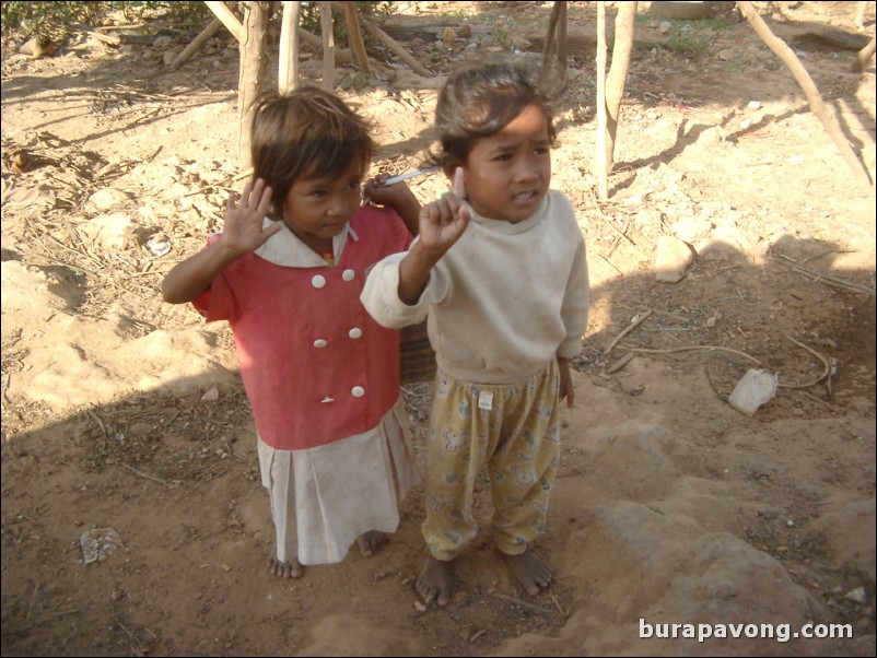 On the way to the floating village.