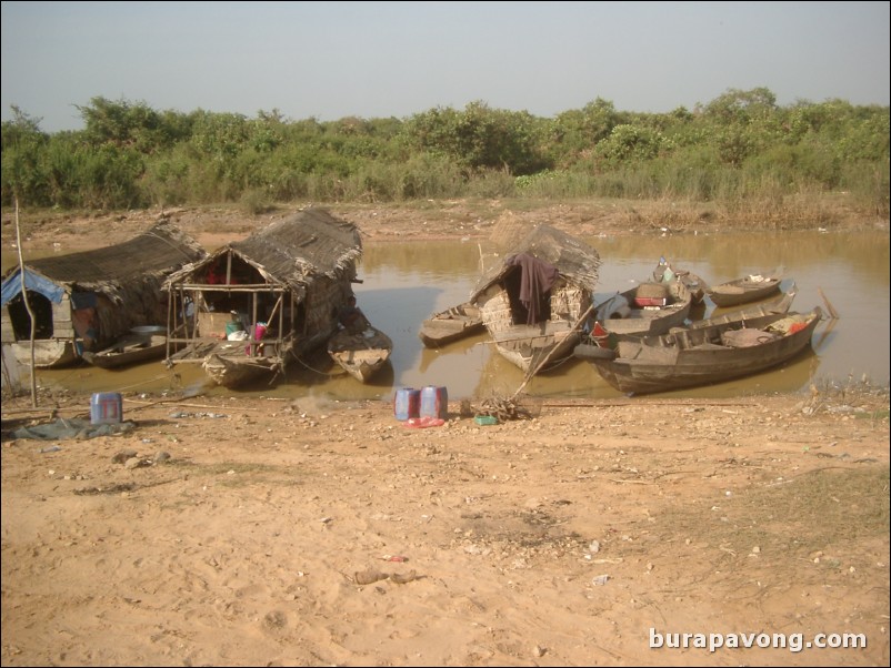 The floating village.