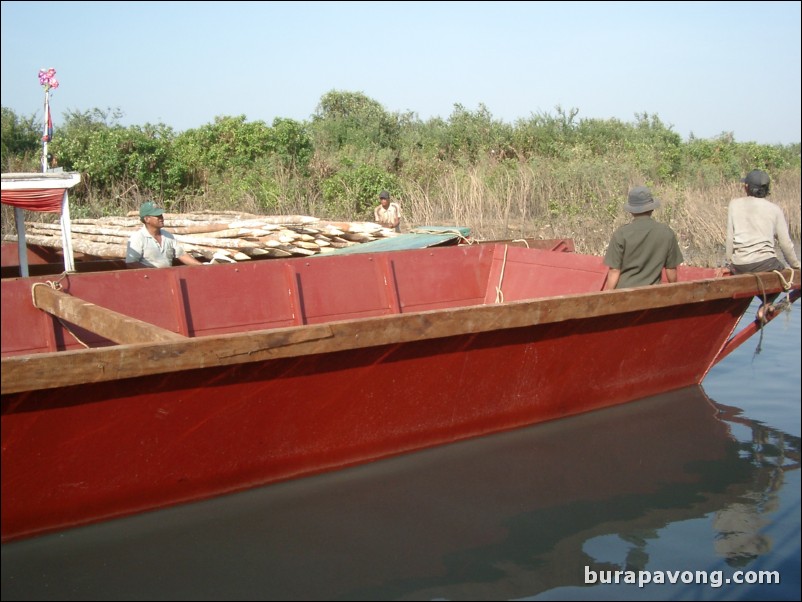 The floating village.