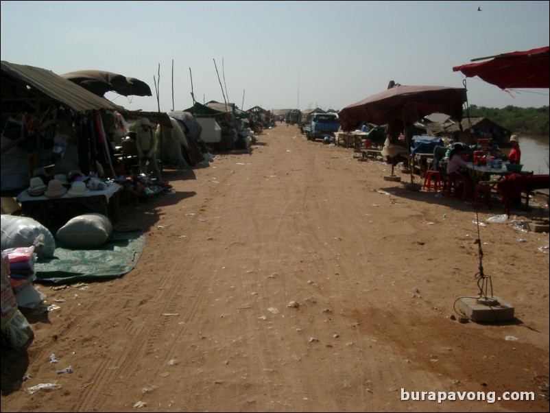 The floating village.