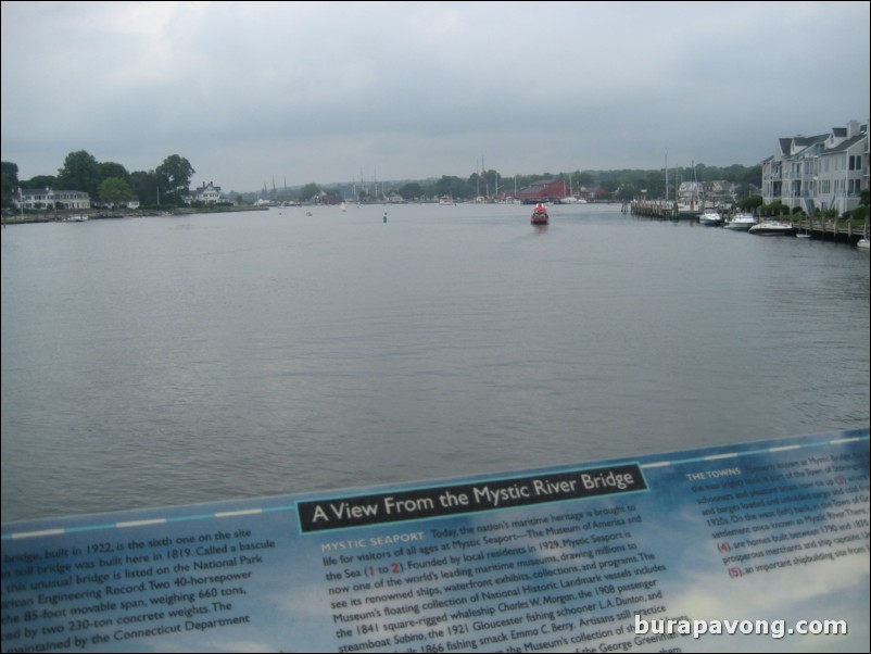 Mystic River. Mystic, Connecticut.