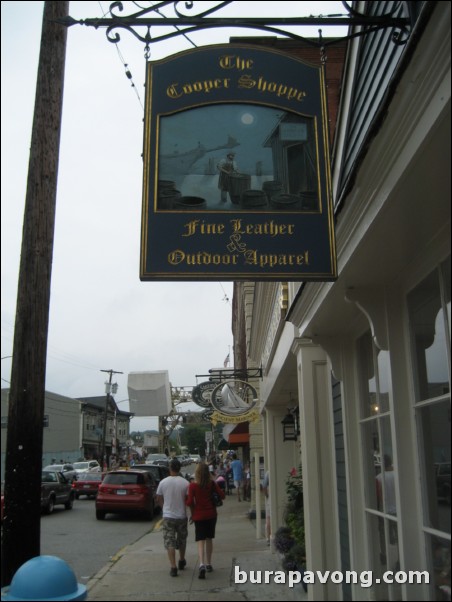 The best shop in Mystic (The Cooper Shoppe). Mystic, Connecticut.