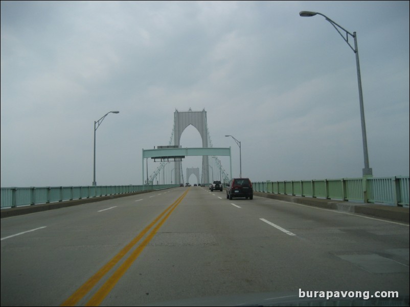 Claiborne Pell Newport Bridge. Newport, Rhode Island.