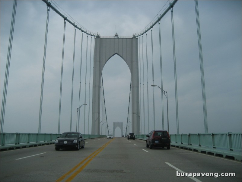 Claiborne Pell Newport Bridge. Newport, Rhode Island.