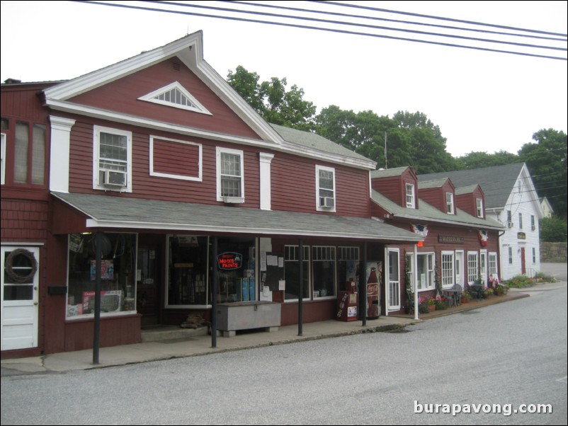 Downtown North Stonington, Connecticut.