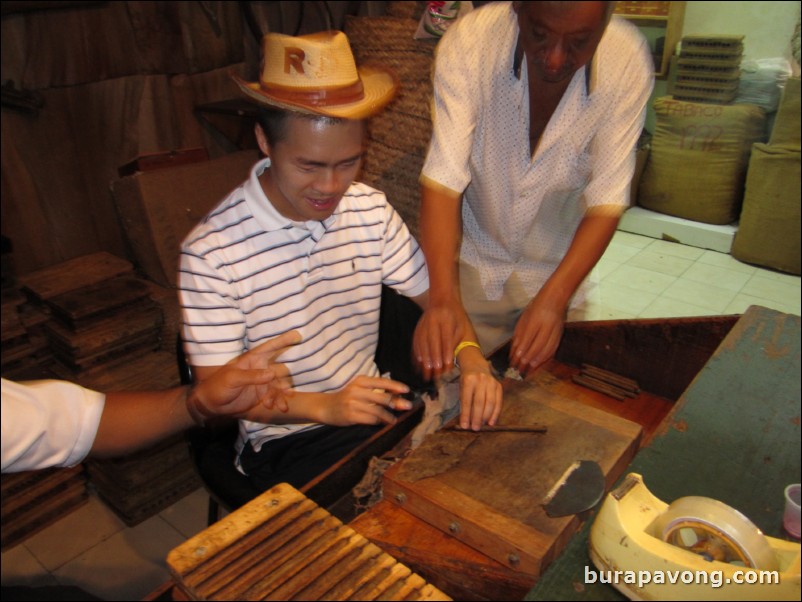 Cigar shop downtown.