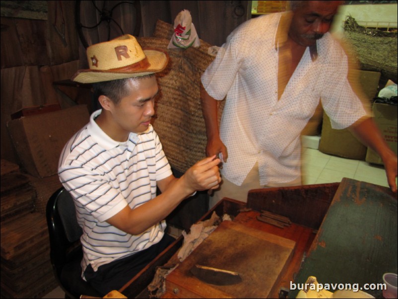 Cigar shop downtown.