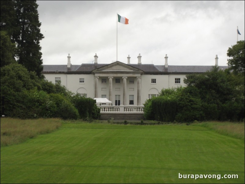 ras an Uachtarin, official residence of the President of Ireland.