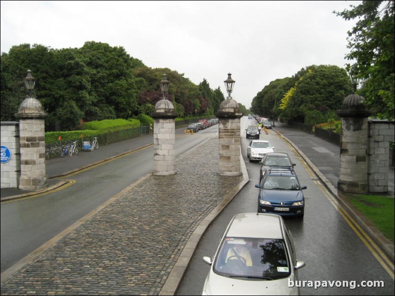 Entrance to Phoenix Park.