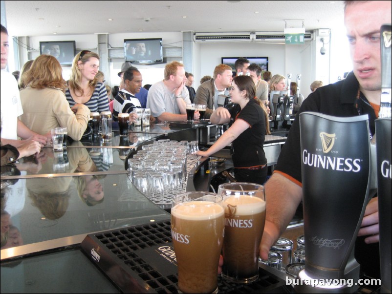 The GRAVITY Bar, Guinness Storehouse.